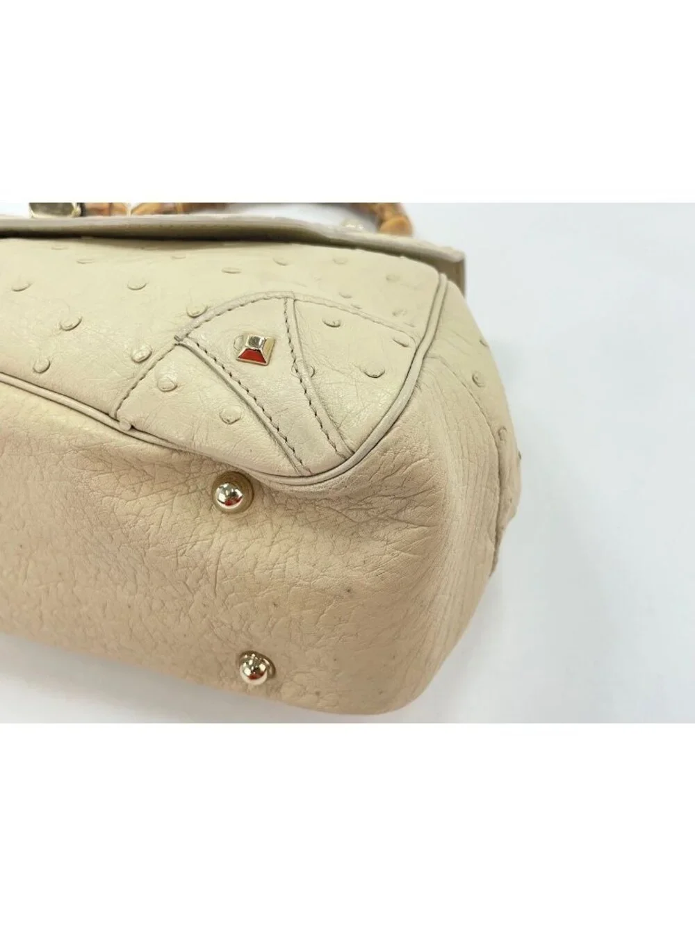 Gucci Handbag Bamboo Beige